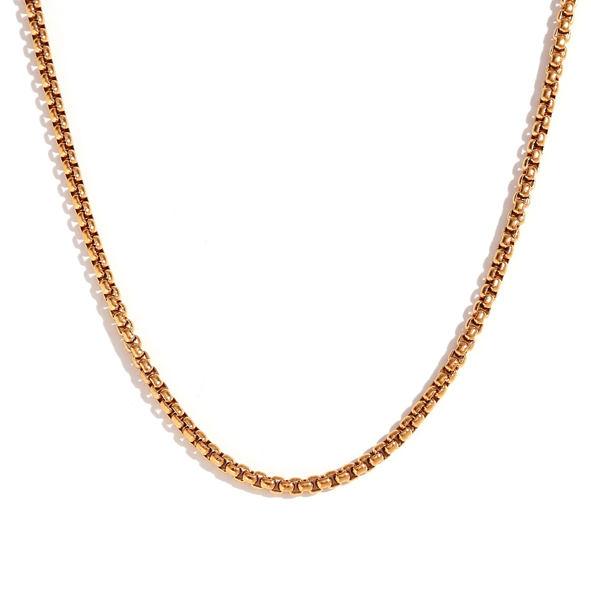 MamacitaSlay Water Wave Chain Snake Chain Women's 316L Stainless Steel Necklace Bracelets Belly Chain Various Styles Jewelry