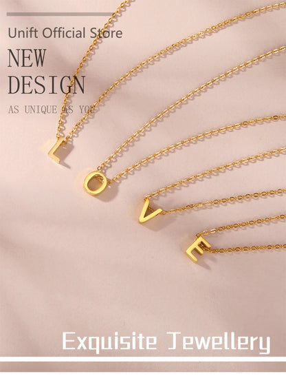 Unift Family Initial Name Necklace