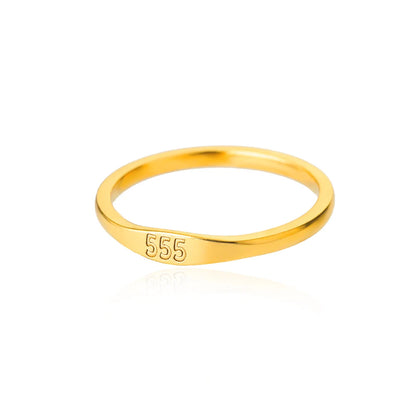 Angel Number Ring · 444 555 666 777