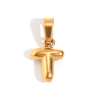 MamacitaSlay Stylish Mini Gold Plated Waterproof 26 Initial Letters Jewelry Pendants Diy Charms For Jewelry Making Dily Jewelry