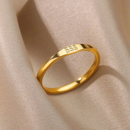 Angel Number Ring · 444 555 666 777