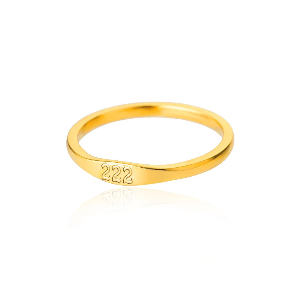 Angel Number Ring · 444 555 666 777