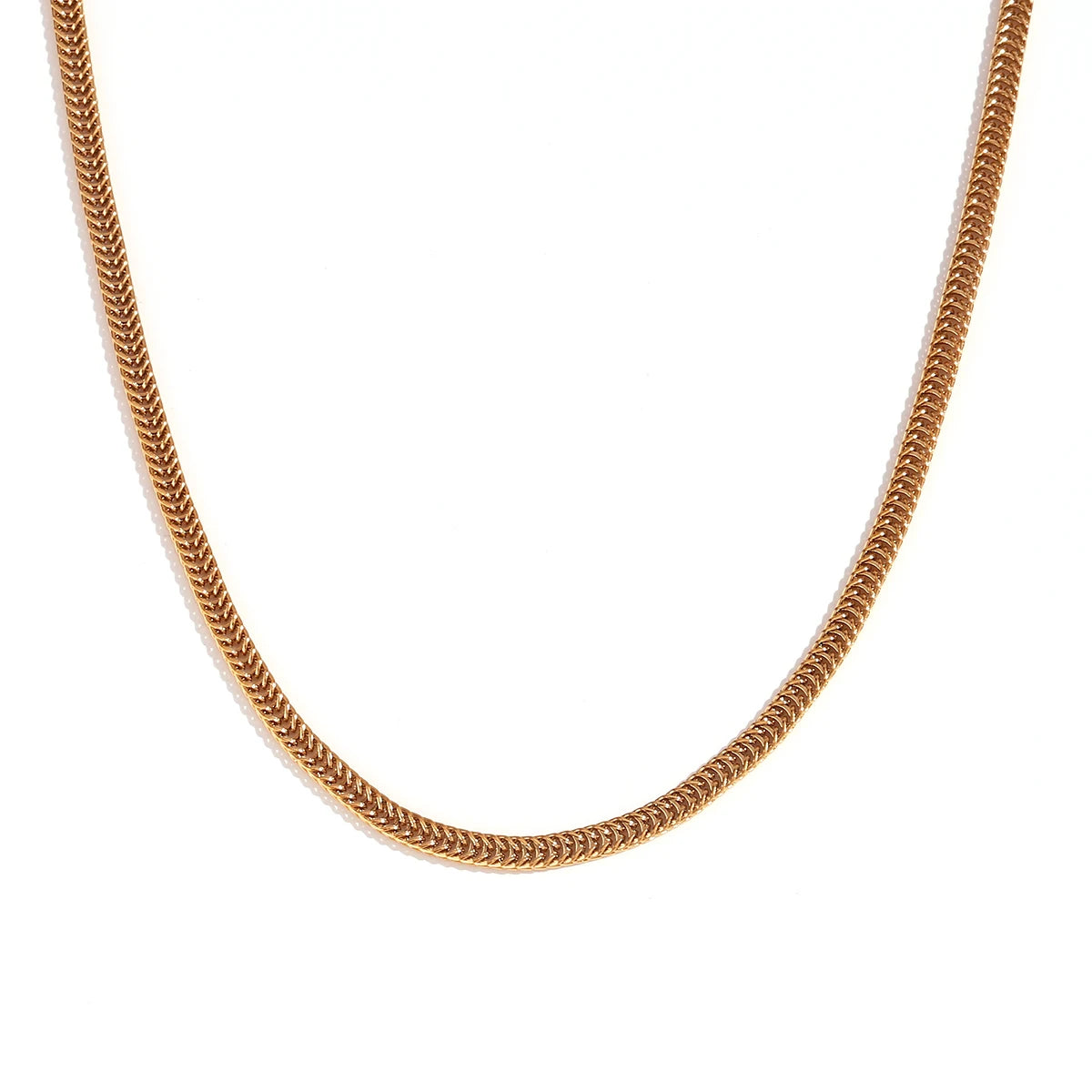 MamacitaSlay Water Wave Chain Snake Chain Women's 316L Stainless Steel Necklace Bracelets Belly Chain Various Styles Jewelry
