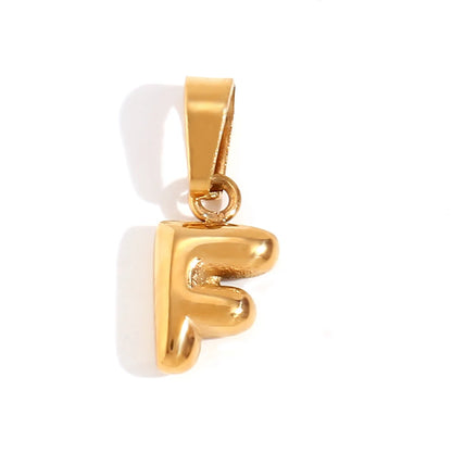 MamacitaSlay Stylish Mini Gold Plated Waterproof 26 Initial Letters Jewelry Pendants Diy Charms For Jewelry Making Dily Jewelry