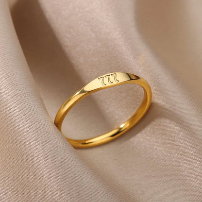 Angel Number Ring · 444 555 666 777
