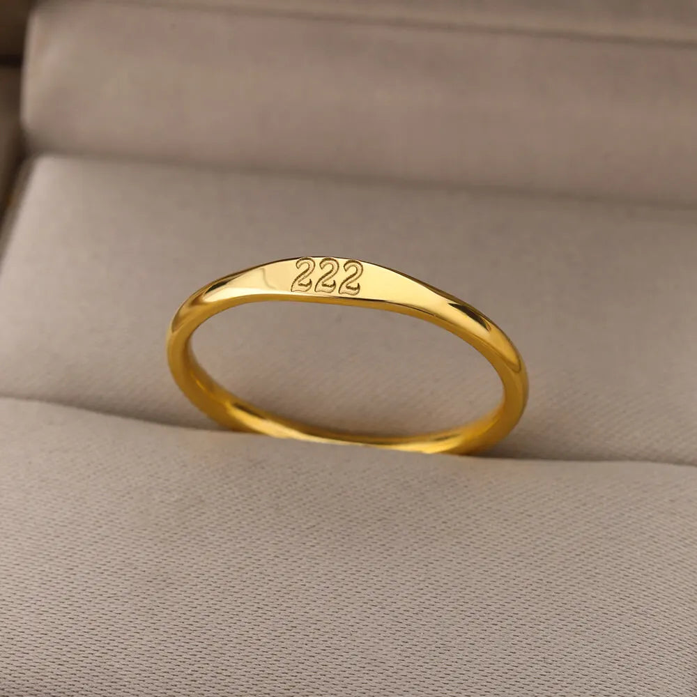 Angel Number Ring · 444 555 666 777