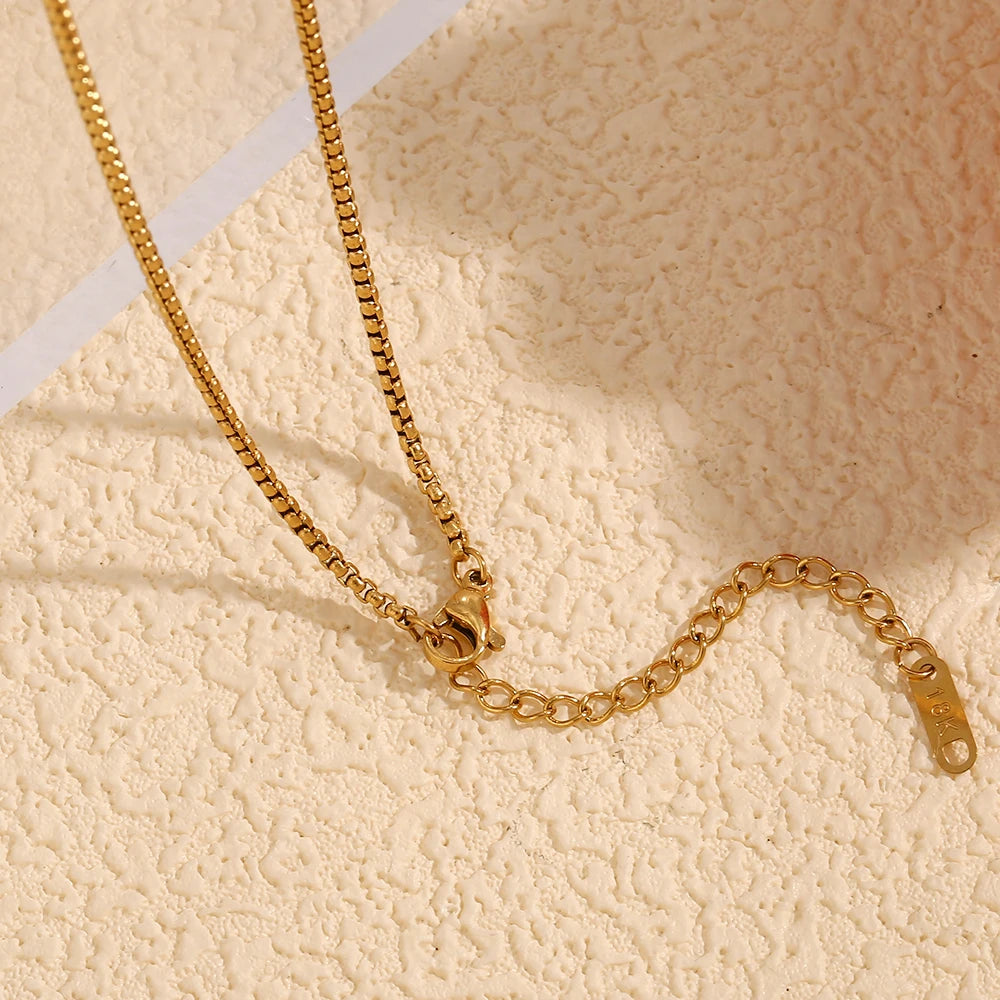 MamacitaSlay Trendy Cross Pendant Necklace Design Waterproof Neck Jewelry Design Waterproof Neck Jewelry Neutral Statement Gift