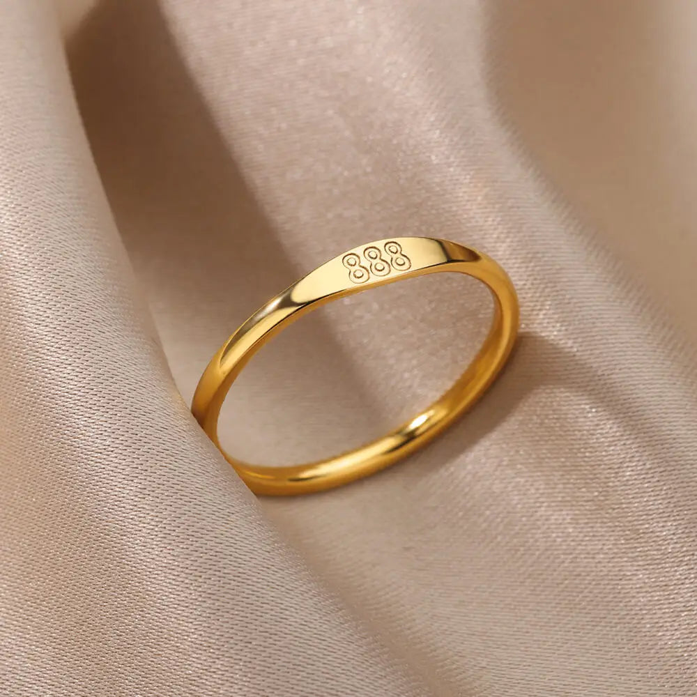 Angel Number Ring · 444 555 666 777