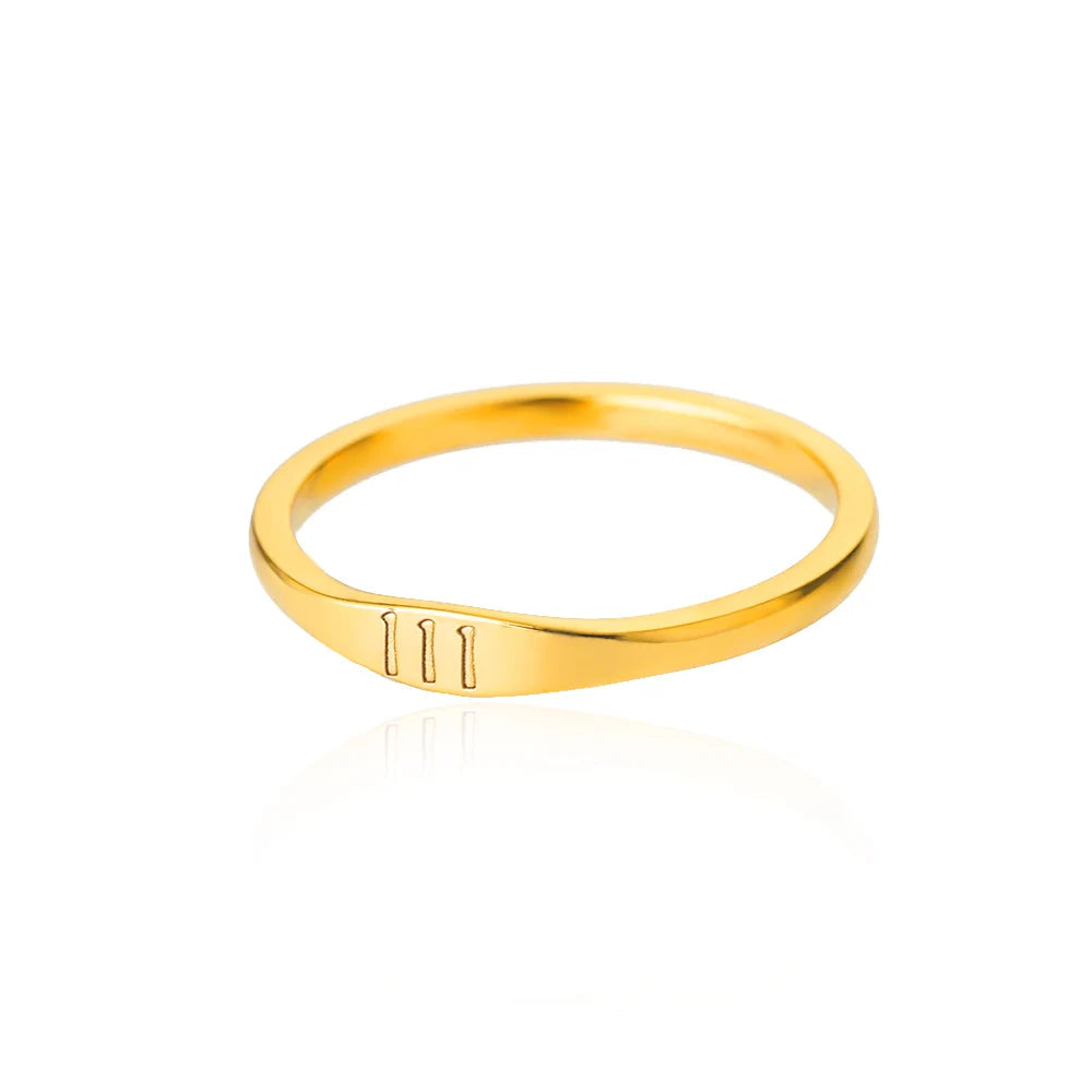 Angel Number Ring · 444 555 666 777