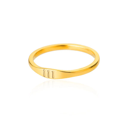 Angel Number Ring · 444 555 666 777