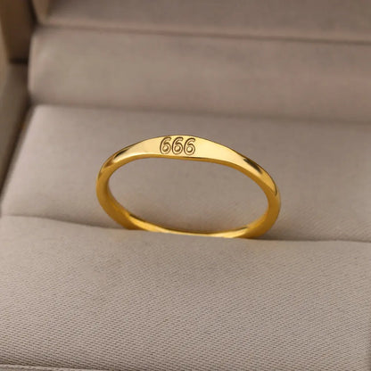 Angel Number Ring · 444 555 666 777