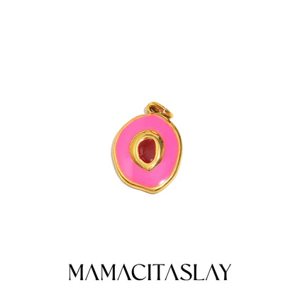 MamacitaSlay Stainless Steel Resin Tropical Fruit Charms Earrings Necklace Bracelet DIY Accessories Women's Waterproof Pendant