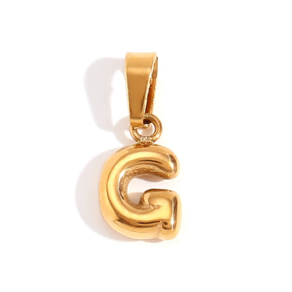 MamacitaSlay Stylish Mini Gold Plated Waterproof 26 Initial Letters Jewelry Pendants Diy Charms For Jewelry Making Dily Jewelry