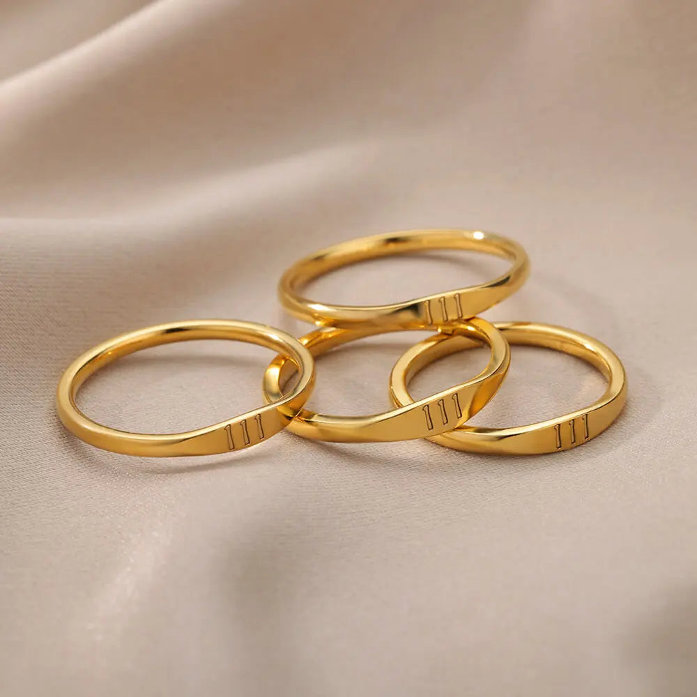 Angel Number Ring · 444 555 666 777