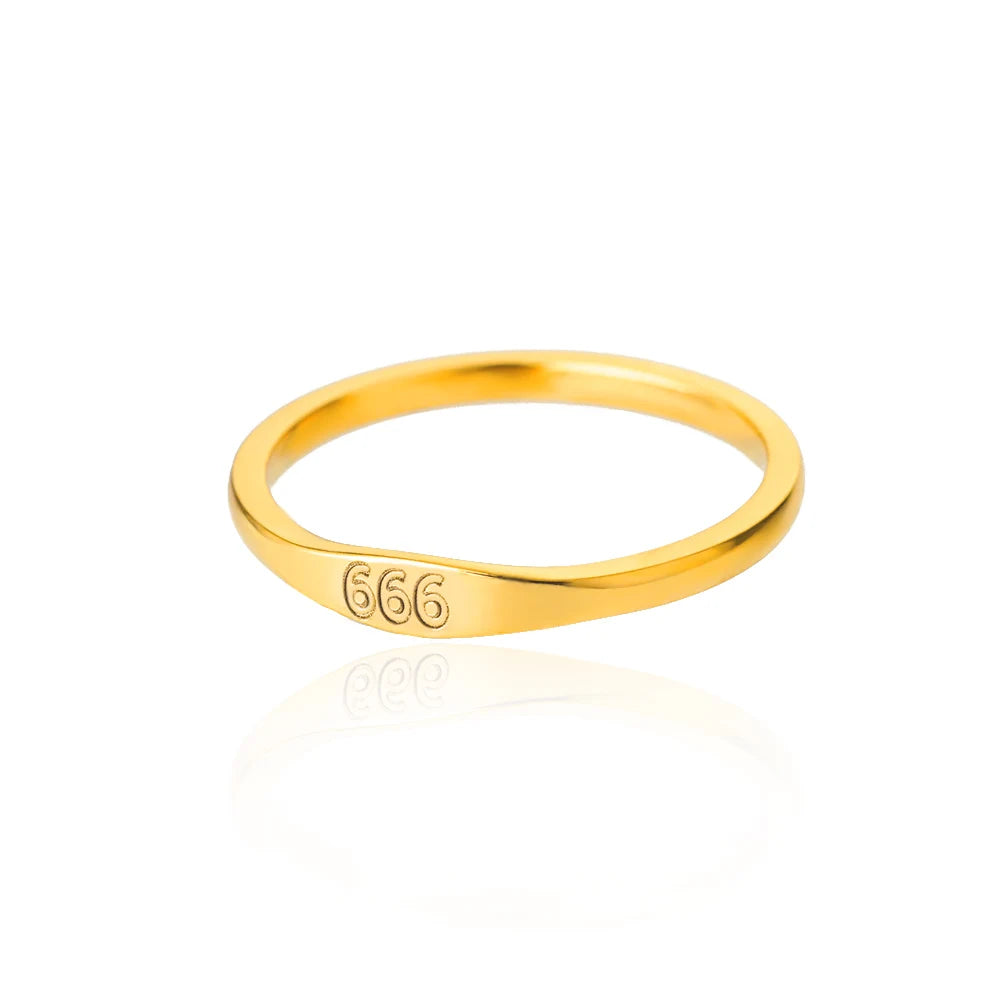 Angel Number Ring · 444 555 666 777