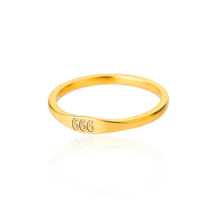 Angel Number Ring · 444 555 666 777