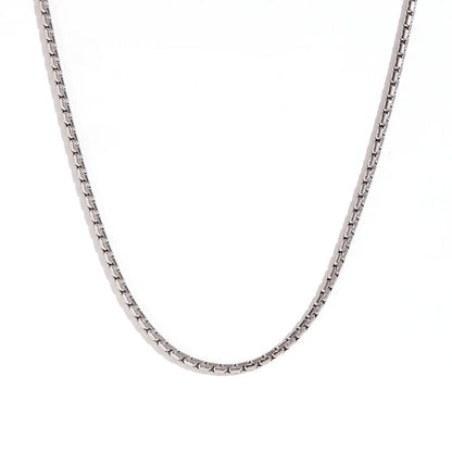 MamacitaSlay Water Wave Chain Snake Chain Women's 316L Stainless Steel Necklace Bracelets Belly Chain Various Styles Jewelry