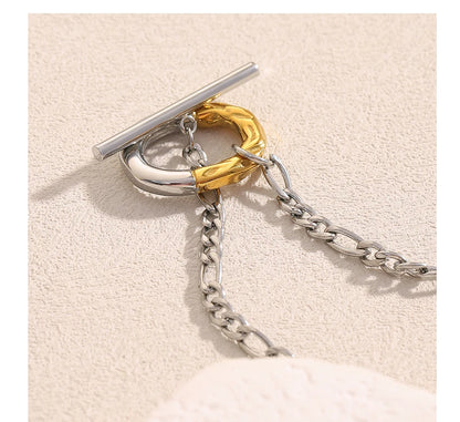 MamacitaSlay Unique 316L Stainless Steel OT Buckle Necklace Party Creative Waterproof Jewelry Unisex Charm Gift High Quality