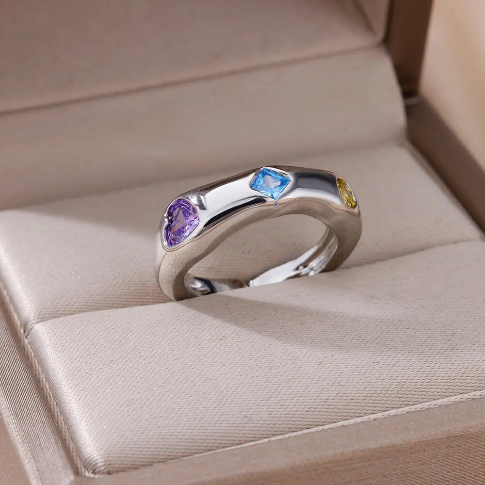 Zircon Eternity Ring for Women
