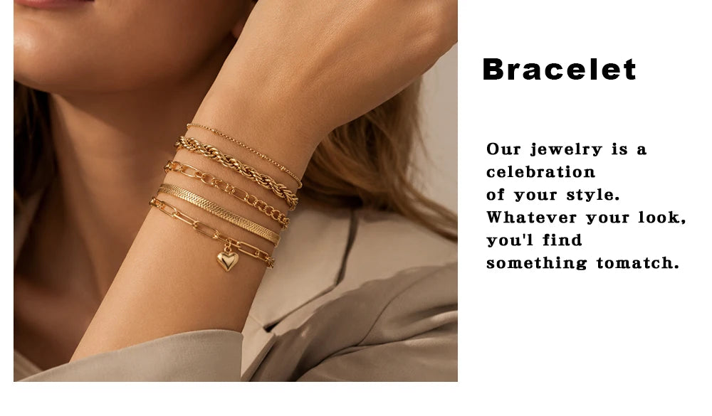MamacitaSlay 316LStainlessSteel Round Zircon Tennis Bracelet 18K Gold Plated Waterproof Jewelry For Women Wedding Dating Jewelry