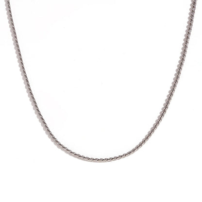 MamacitaSlay Water Wave Chain Snake Chain Women's 316L Stainless Steel Necklace Bracelets Belly Chain Various Styles Jewelry