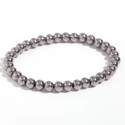 MamacitaSlay 316L Stainless Steel Elastic Bead Bracelet 18K Gold Plated Waterproof Wrist Jewelry High Quality Bracelet Gifts