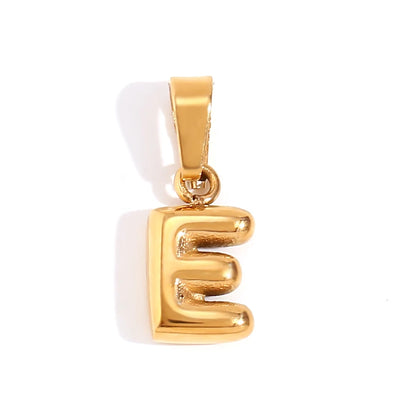 MamacitaSlay Stylish Mini Gold Plated Waterproof 26 Initial Letters Jewelry Pendants Diy Charms For Jewelry Making Dily Jewelry