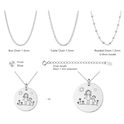 Inner Ziva - Silver Heirloom Disc™