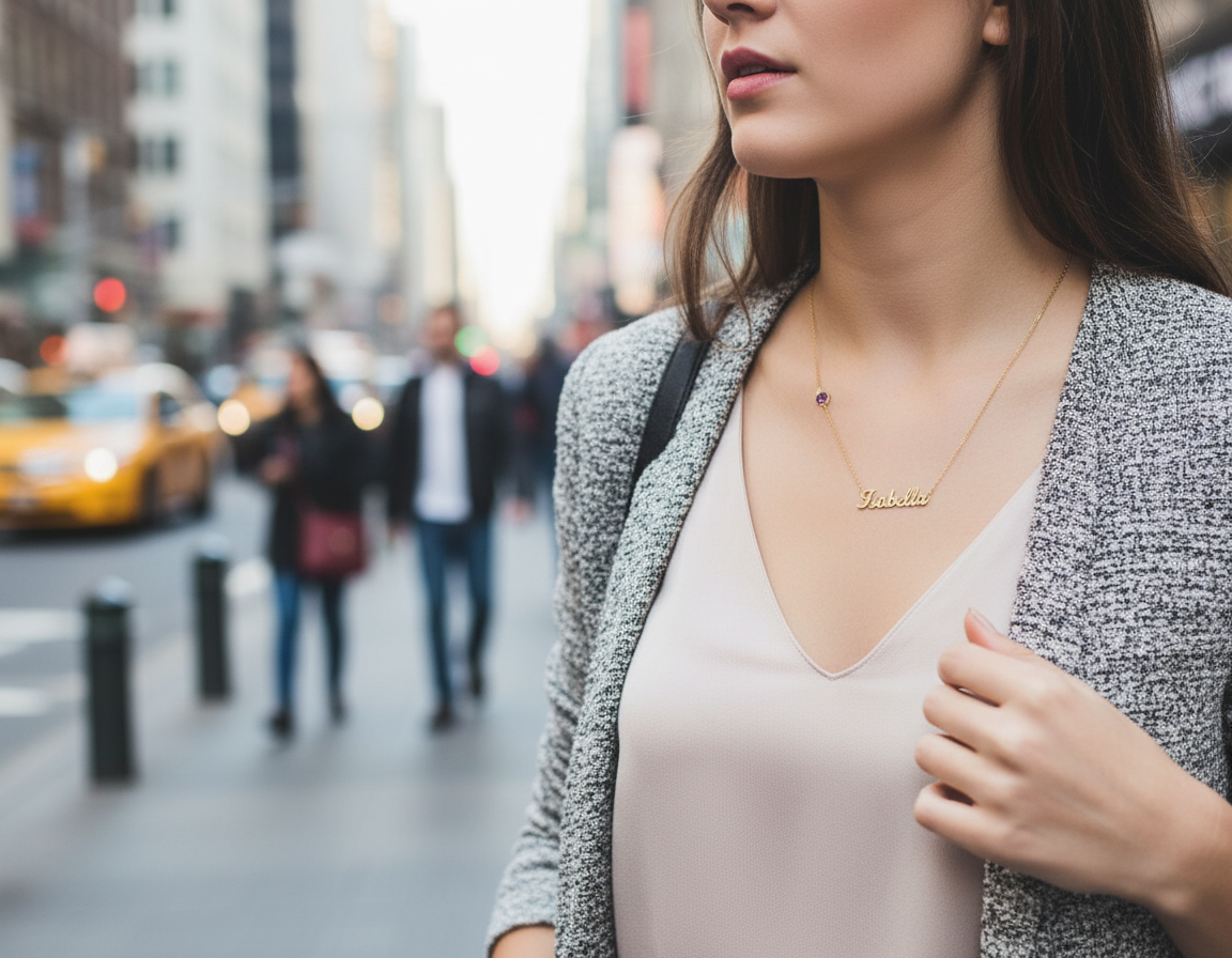 Elegant Birthstone Necklace