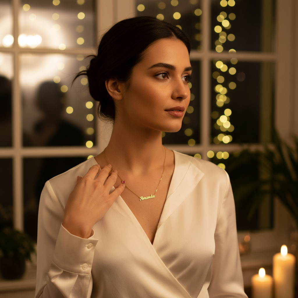 Elegant Birthstone Necklace