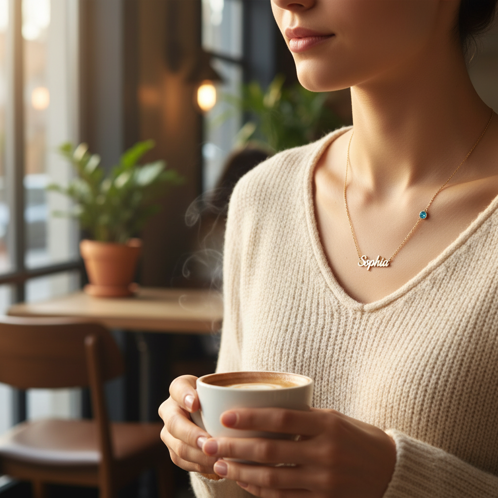Elegant Birthstone Necklace