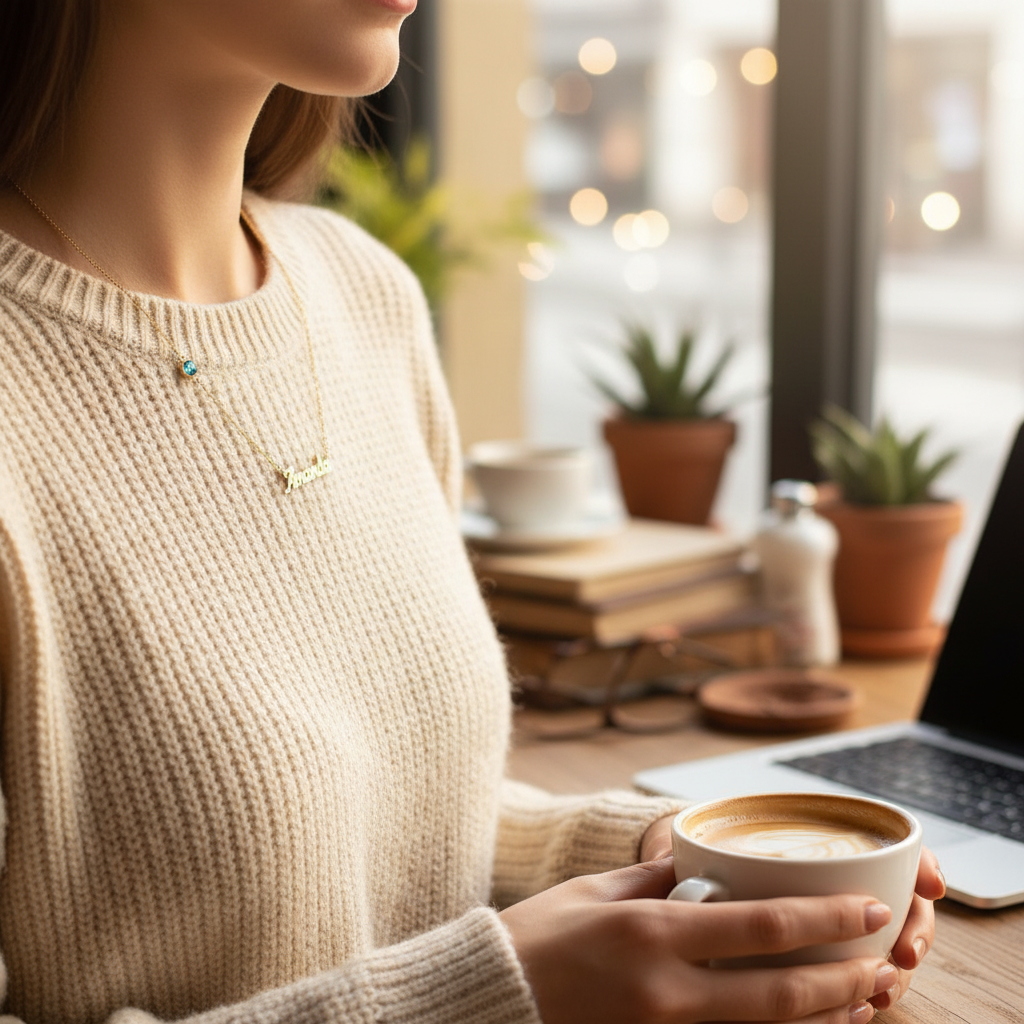Elegant Birthstone Necklace
