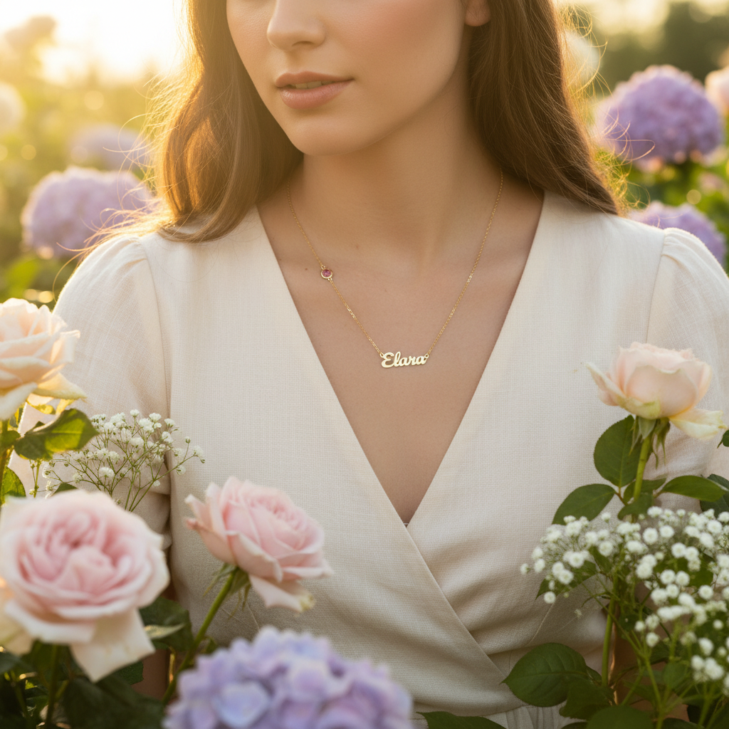 Elegant Birthstone Necklace