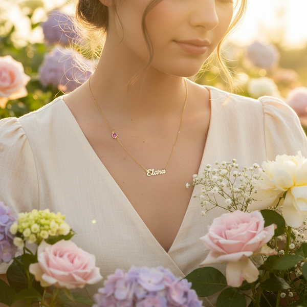 Elegant Birthstone Necklace