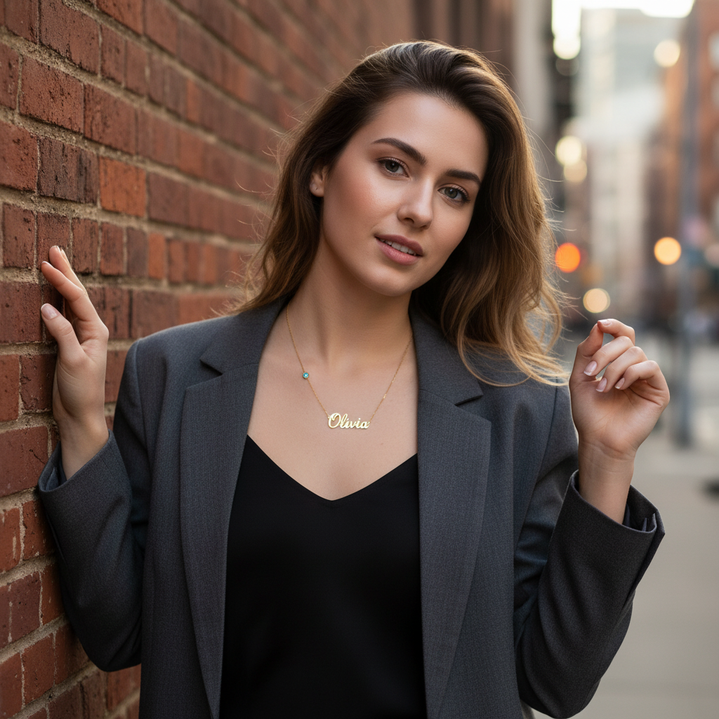 Elegant Birthstone Necklace