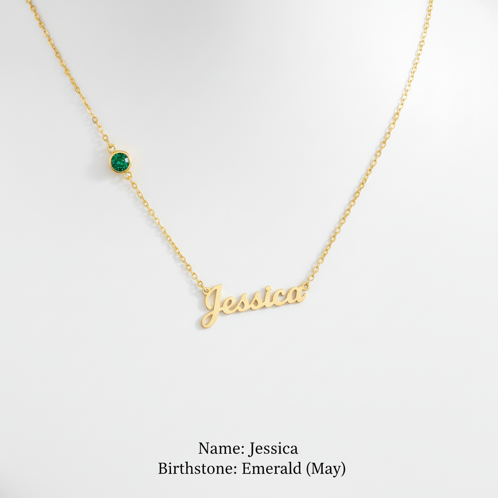 Elegant Birthstone Necklace