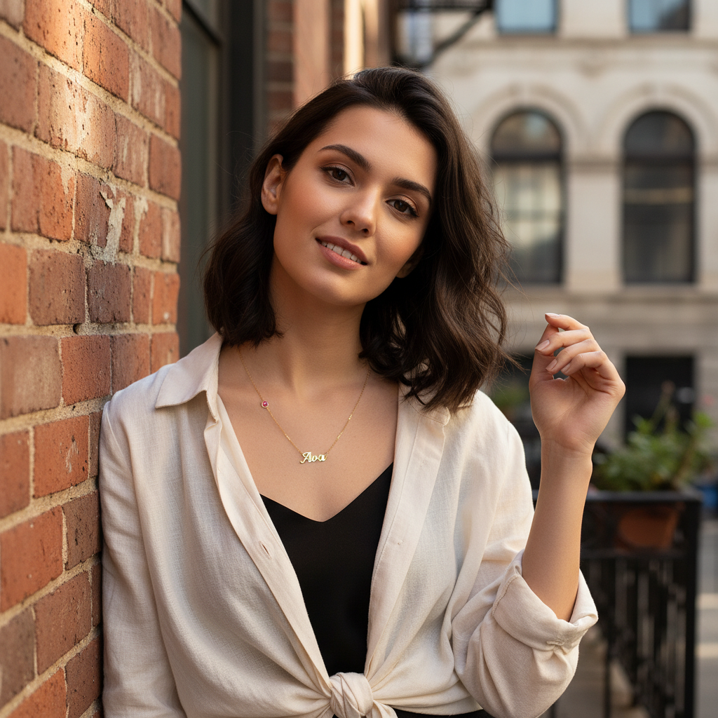 Elegant Birthstone Necklace