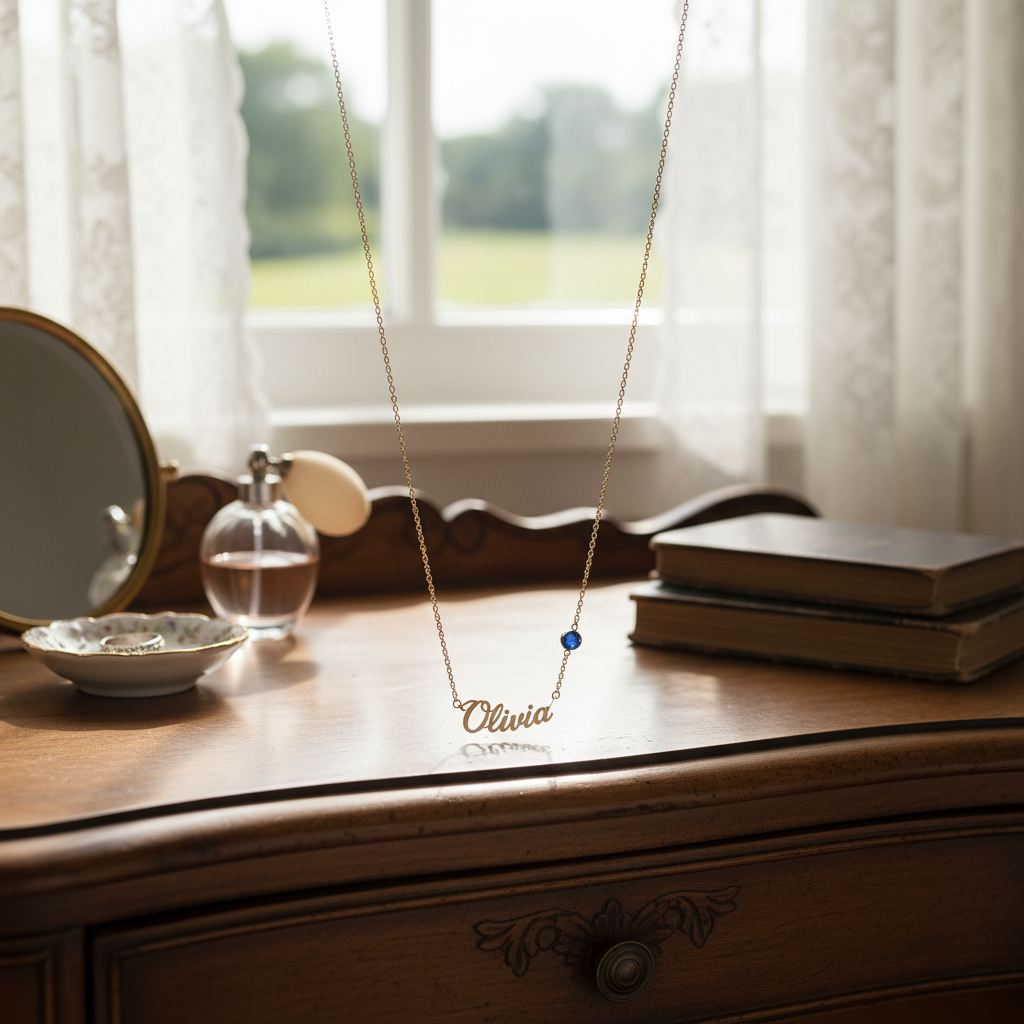 Elegant Birthstone Necklace