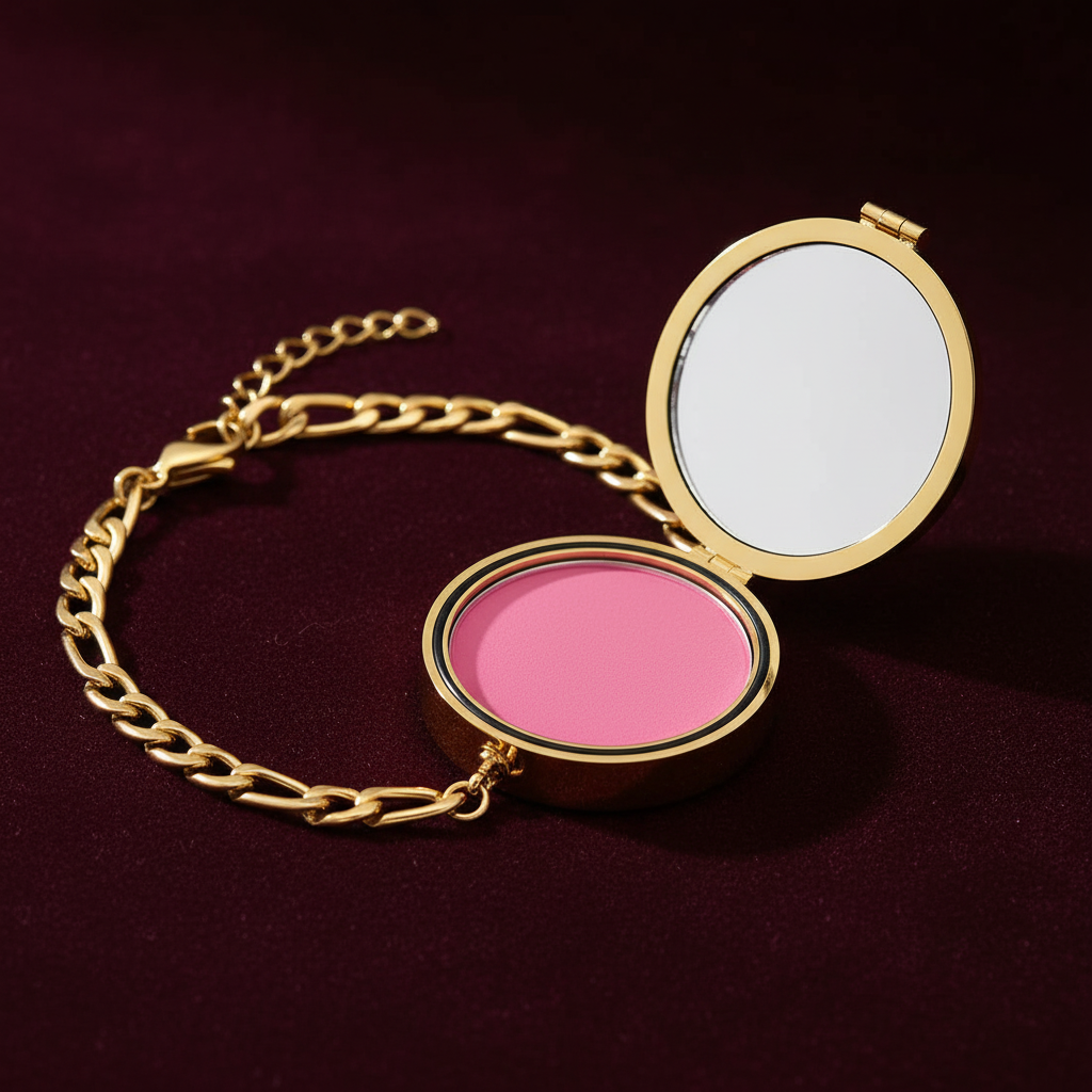 Chic Mother of Pearl Locket Bracelet