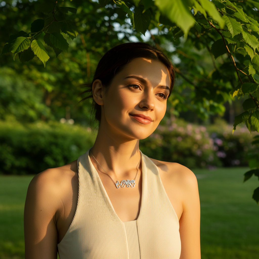 Personalized ASL Necklace