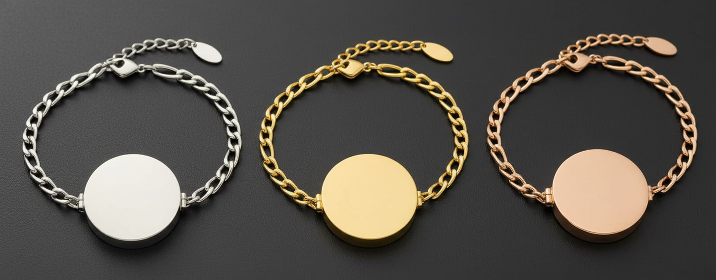 Gold Charm Lip Balm Bracelet