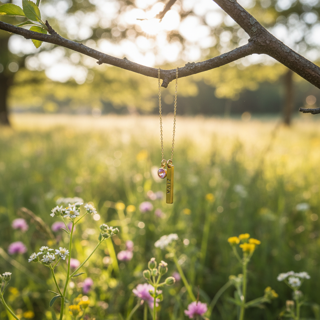 Dazzling Birthstone Necklace