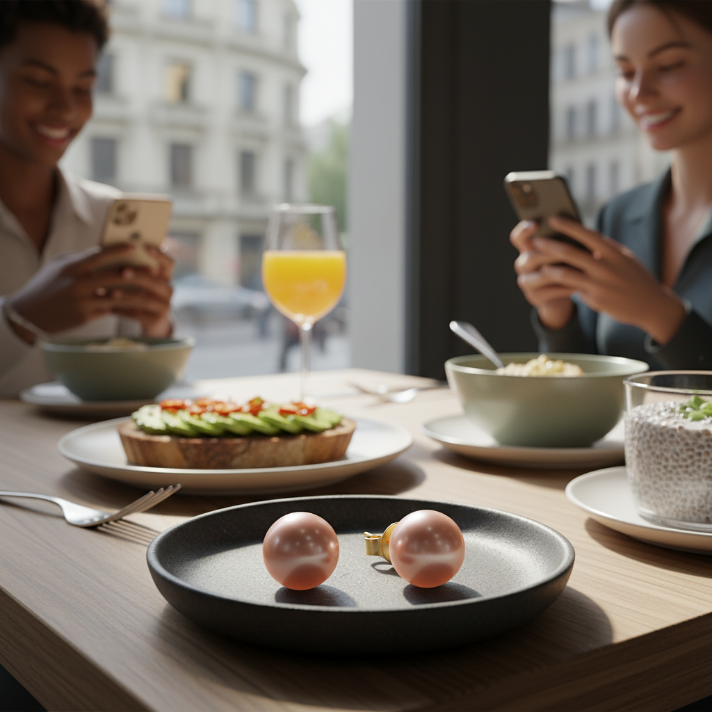 Elegant Pearl Gold Stud Earrings