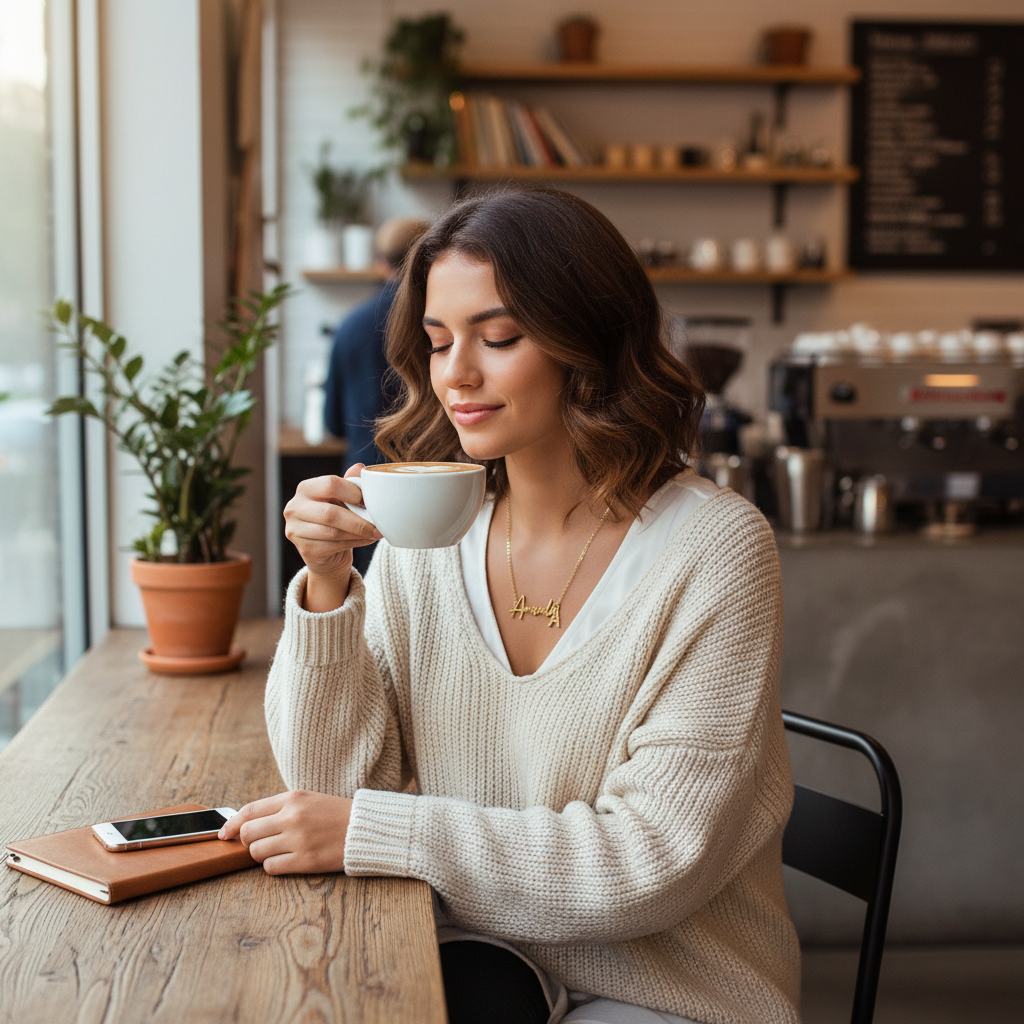 Sparkling Name Necklace