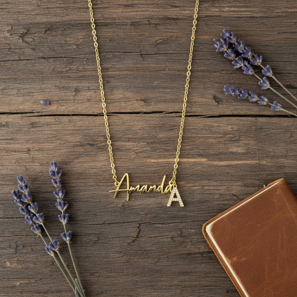 Sparkling Name Necklace