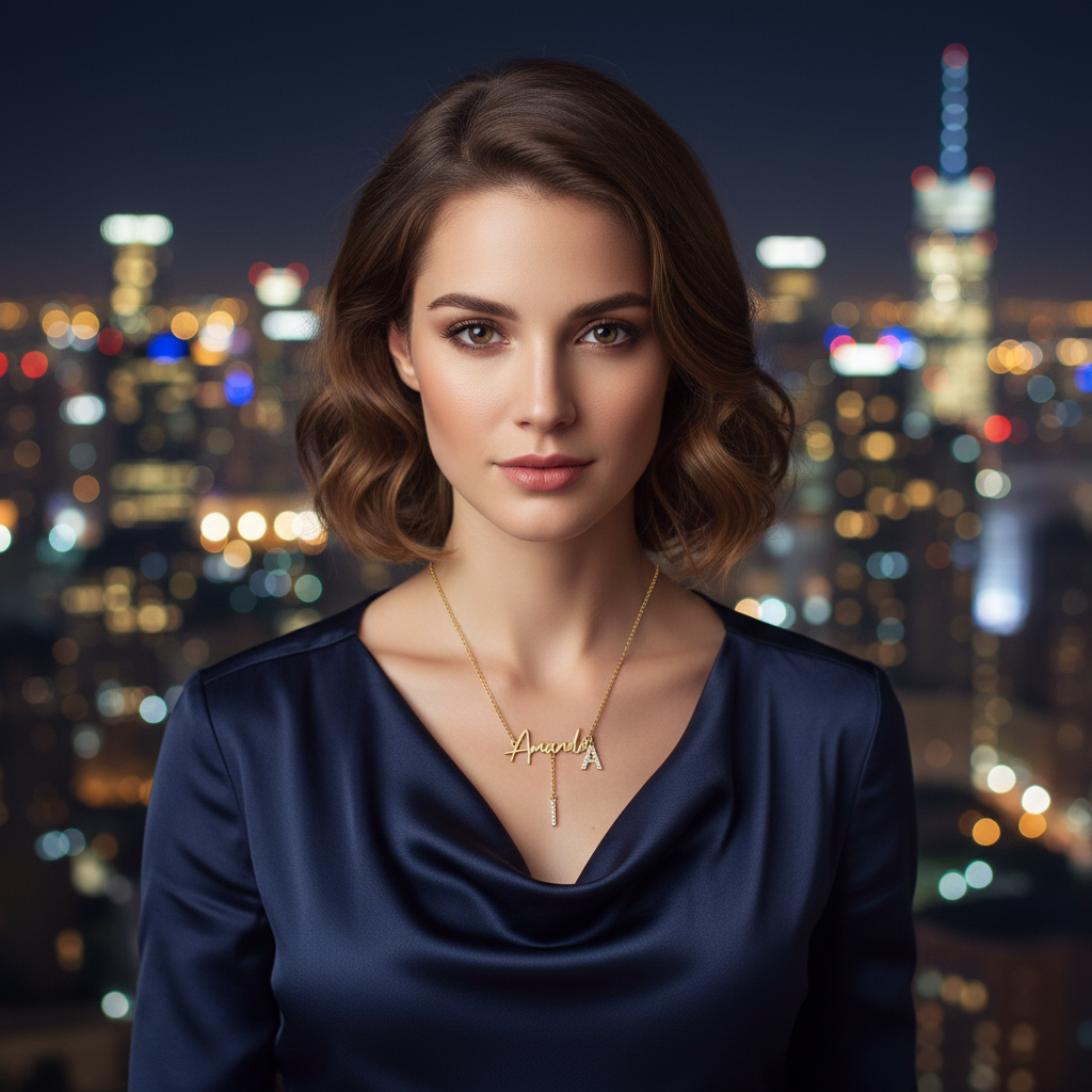 Sparkling Name Necklace