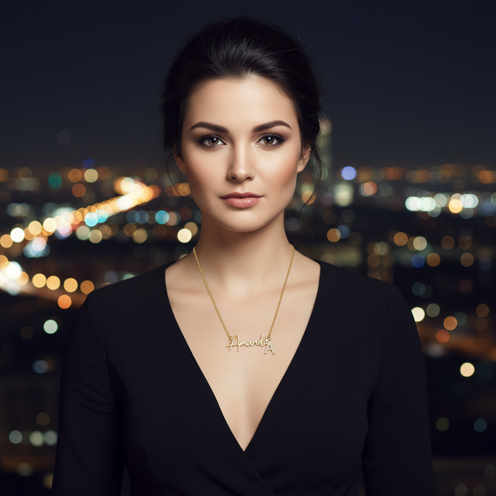 Sparkling Name Necklace