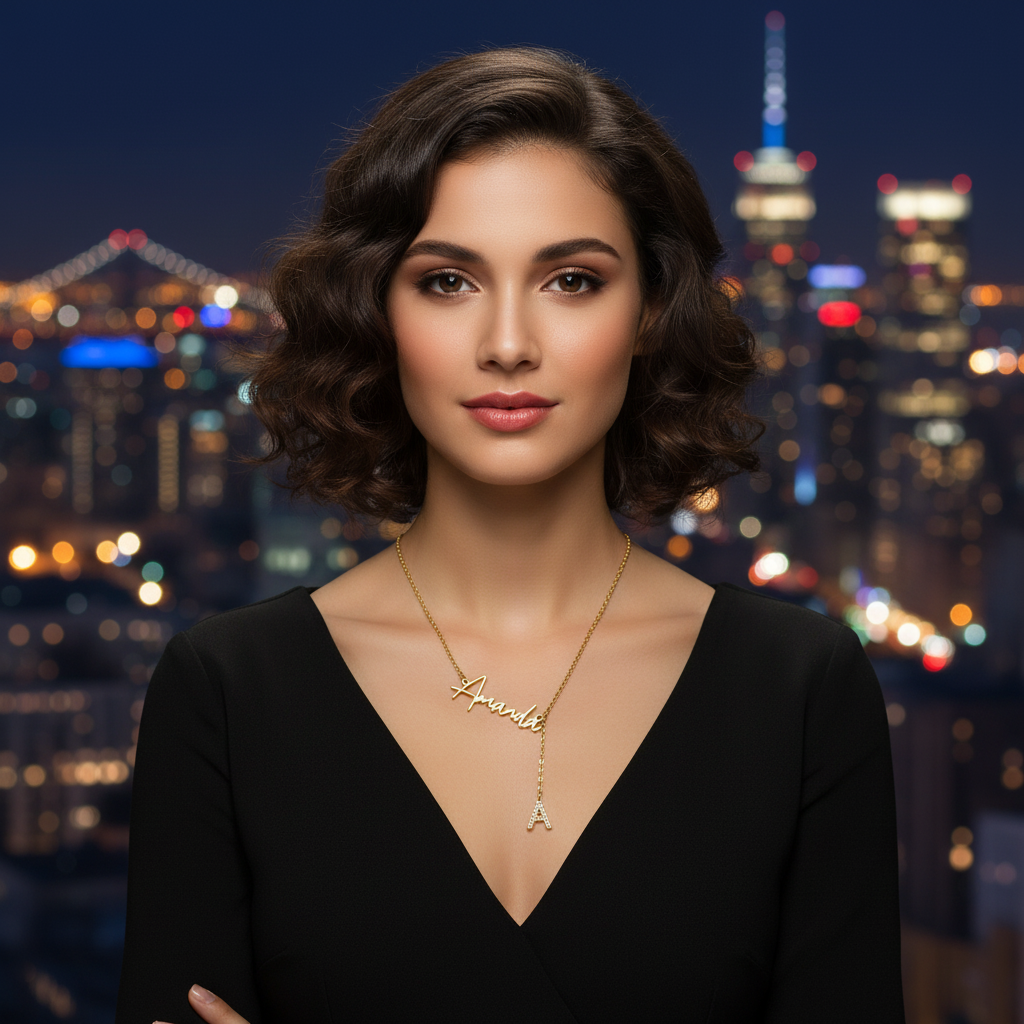 Sparkling Name Necklace