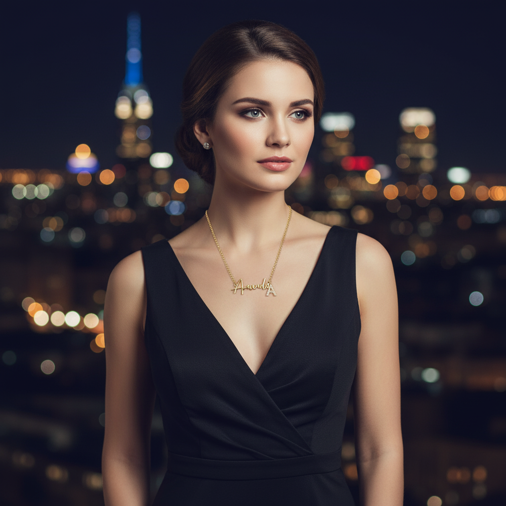 Sparkling Name Necklace