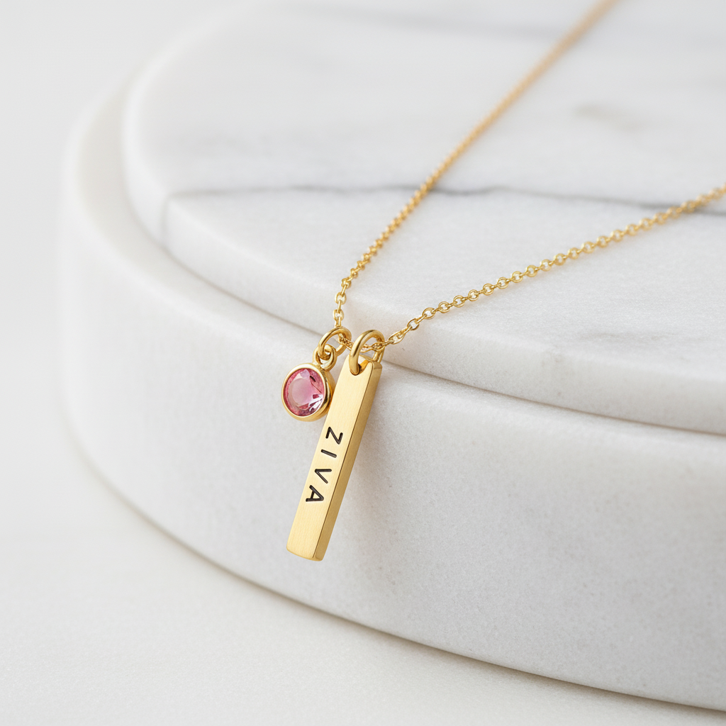 Dazzling Birthstone Necklace